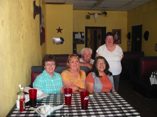 Jannabeth, Terry Roberts, his wife and Debbie Speck Pierce.JPG